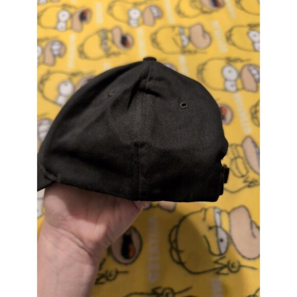 GE Olympic World Wide Partner Adjustable Black Strapback Hat - Picture 2 of 7